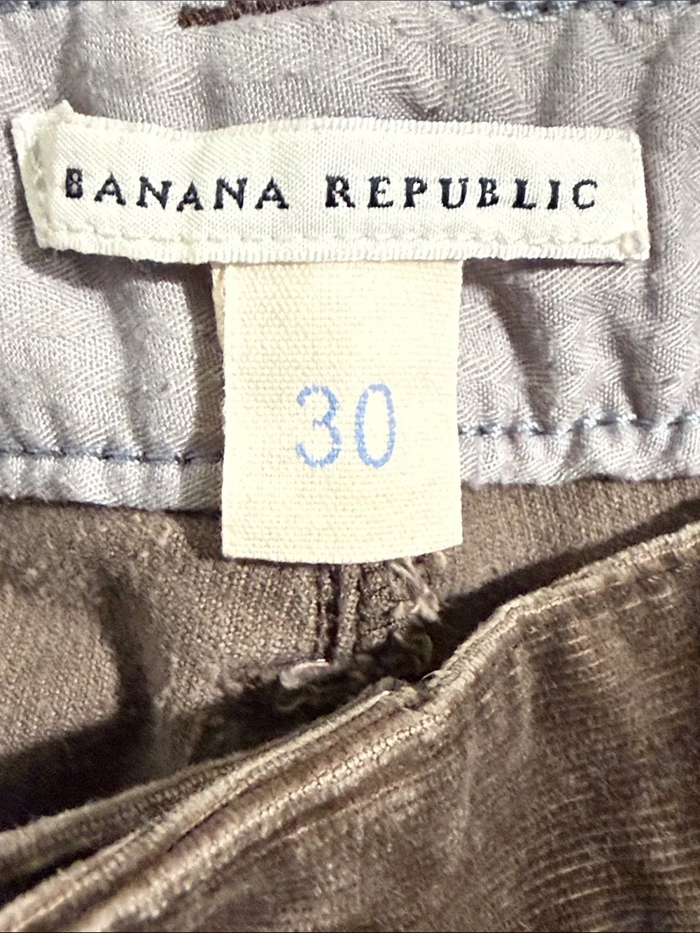 Banana Republic Men's Dark Brown Corduroy Trousers Size 30